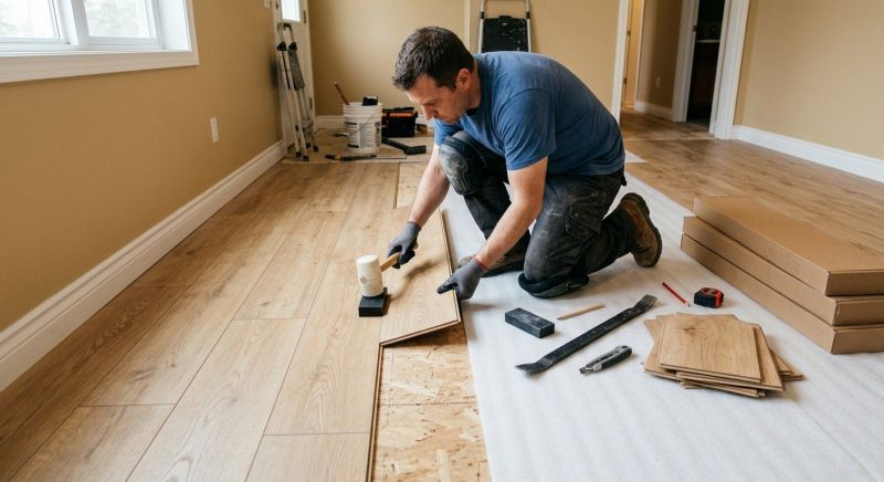 Laminate Floor Remodeling in Ellicott City, MD
