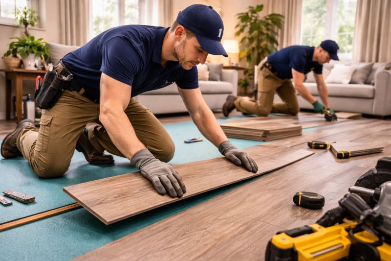 Laminate Floor Replacement in Halethorpe, MD