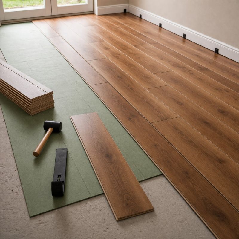 Laminate Floor Replacement in Lutherville Timonium, MD