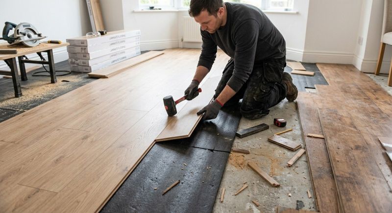 Laminate Floor Replacement in Towson, MD