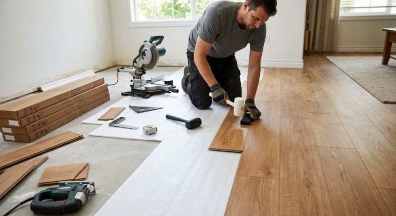 Laminate Flooring Replacement in Ellicott City, MD