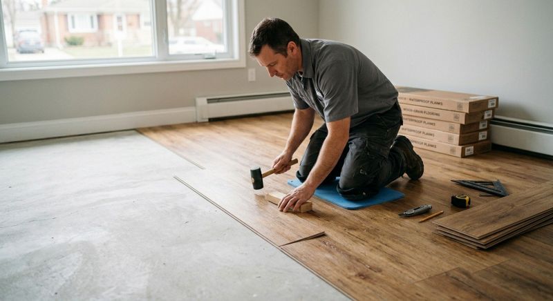 Linoleum Floor Installation in Highland, MD