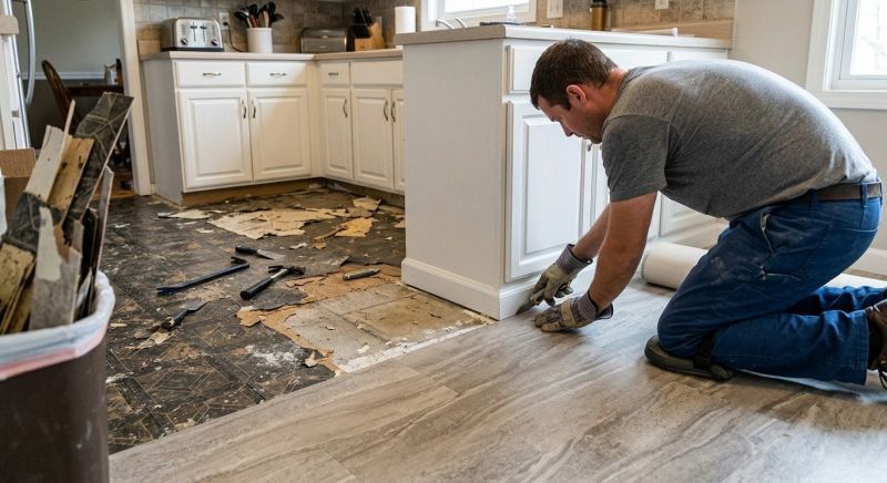 Linoleum Floor Installation in Phoenix, MD