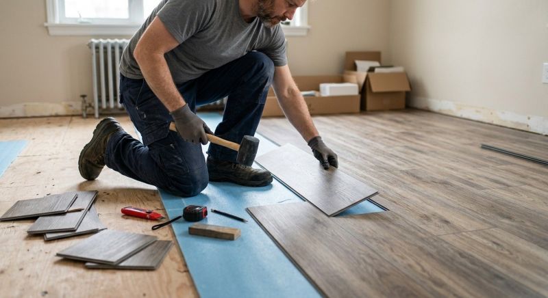 Linoleum Flooring Replacement in Ellicott City, MD