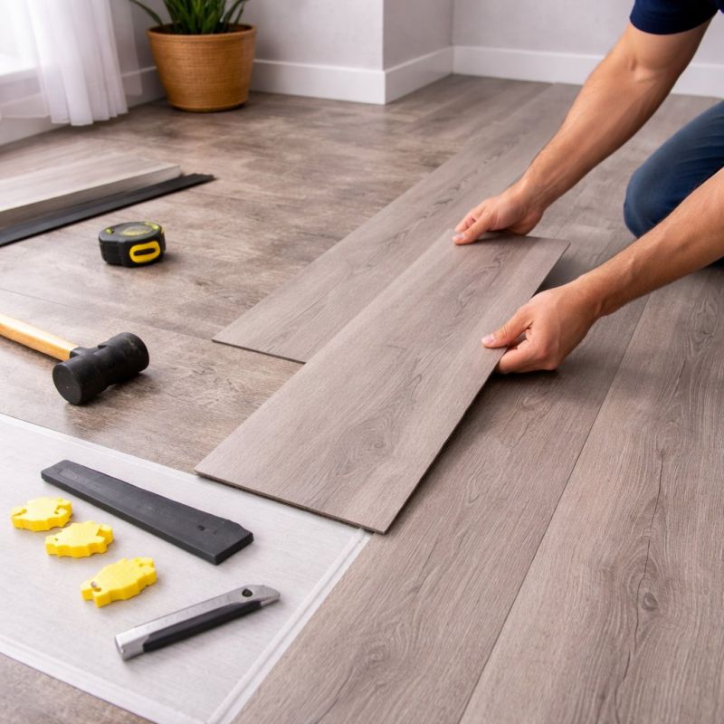 Luxury Vinyl Tile Installation in Hampstead, MD