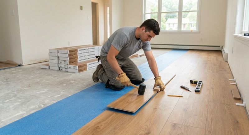 Luxury Vinyl Tile Installation in Montgomery Village, MD