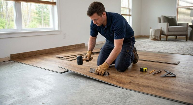 Luxury Vinyl Tile Installation in Mount Airy, MD