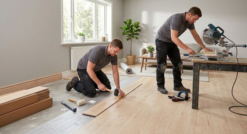 Plank Laminate Installation in Ellicott City, MD