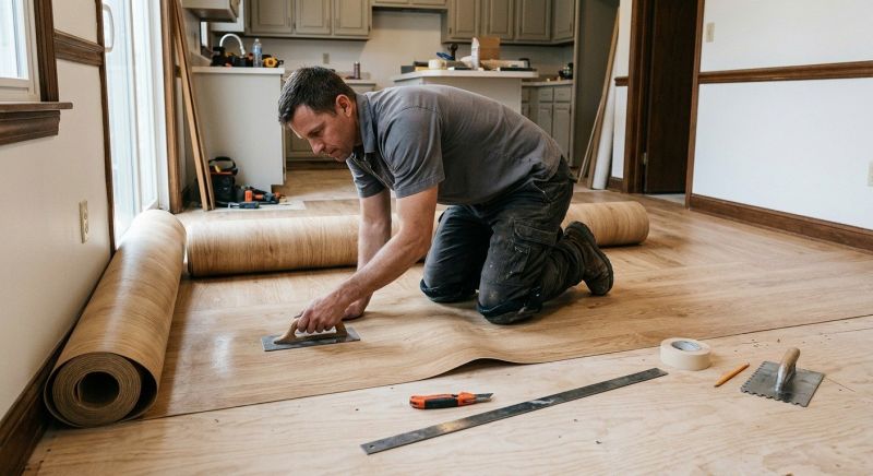 Sheet Flooring Installation in Linthicum Heights, MD
