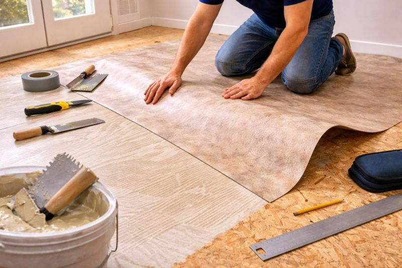 Sheet Vinyl Installation in Damascus, MD