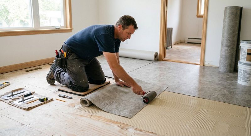 Sheet Vinyl Installation in Howard County, MD