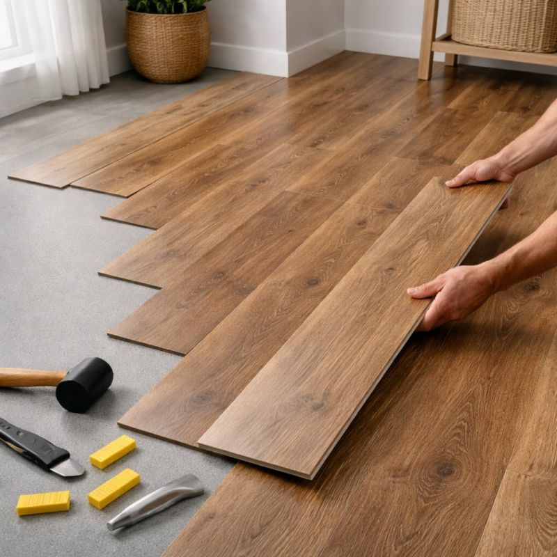 Vinyl Plank Floor Installation in Ellicott City, MD