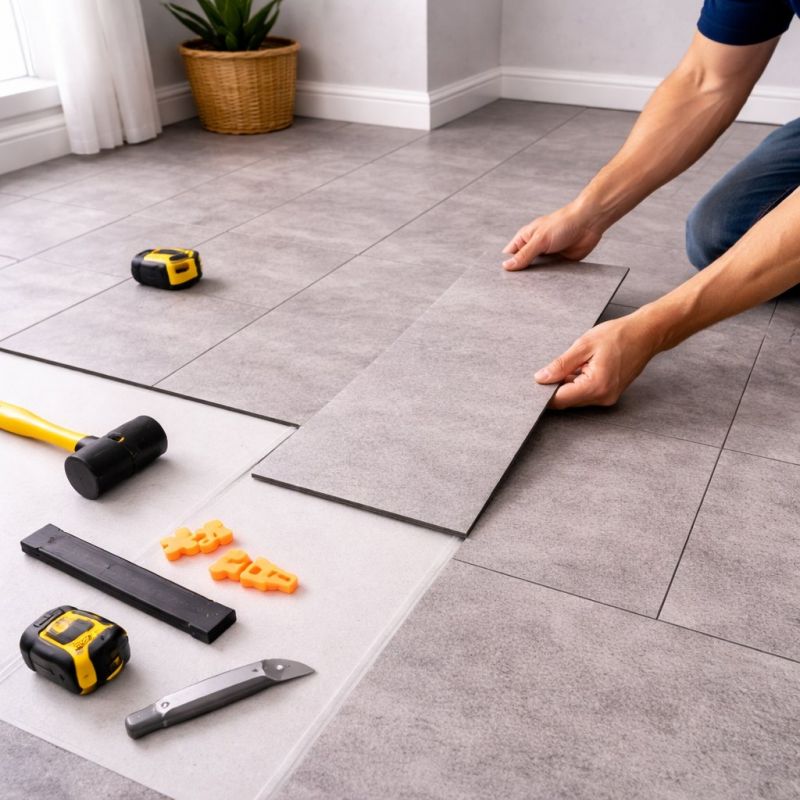 Vinyl Tile Installation in Ellicott City, MD