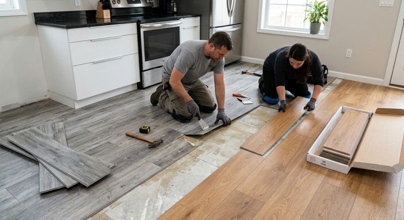 Vinyl Tile Replacement in Ellicott City, MD